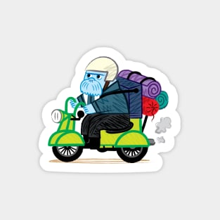 The Walrus Biker Sticker